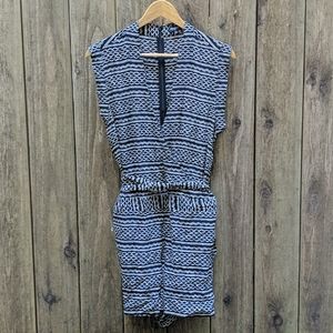 Madewell silk kimono romper Large